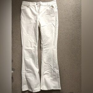 H&M White Flare Jeans